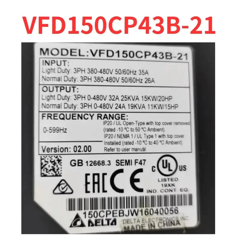 리퍼 VFD150CP43B-21 인버터 OK
