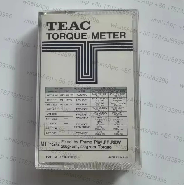토크 미터 TEAC MTT-8242 Fixde by Frame PlayFFREW 200g.cm200g.cm Torque.Fast forward fast reverse
