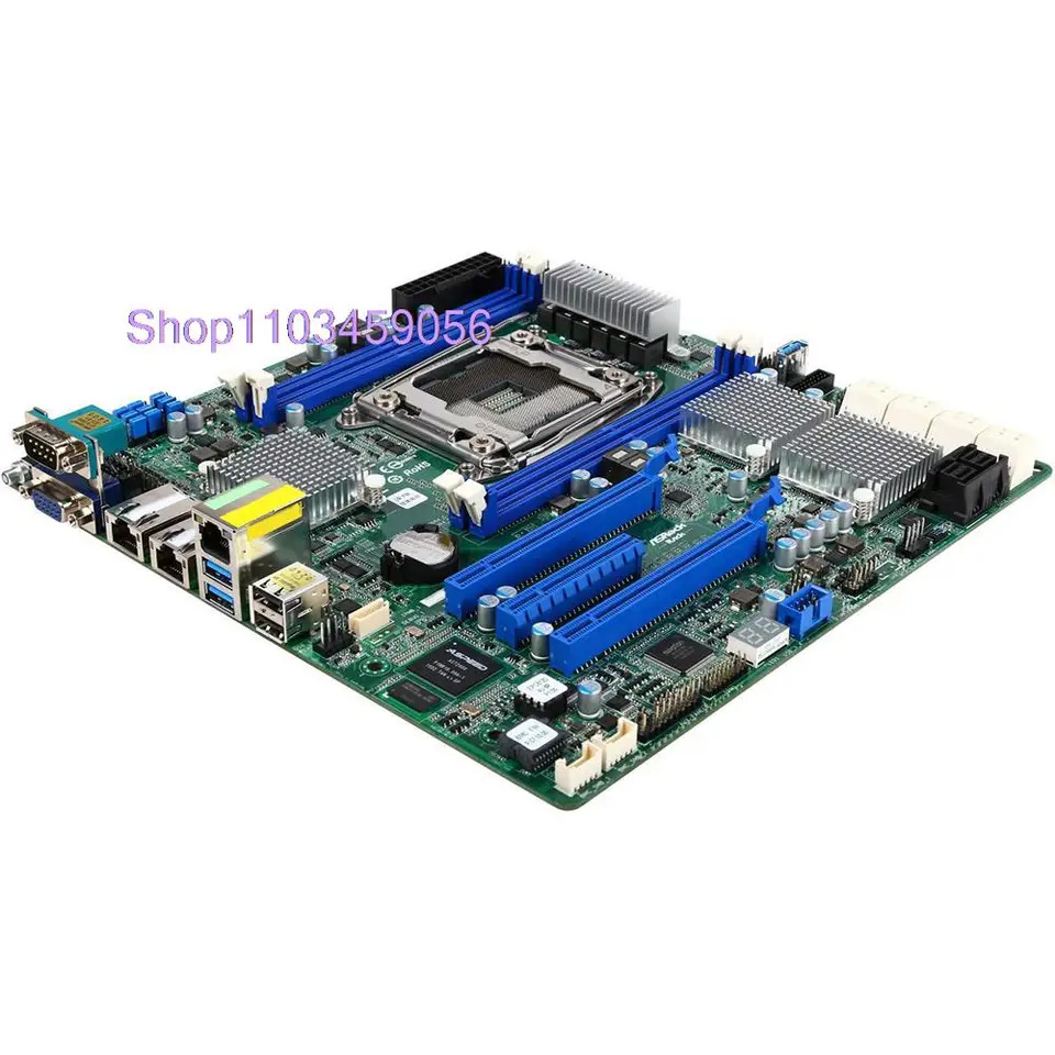ASRock호환 EPC612D4U-8R 서버 마더보드 DDR4 LGA2011 C612 U 지지대 E5-1600 2600 V3 V4