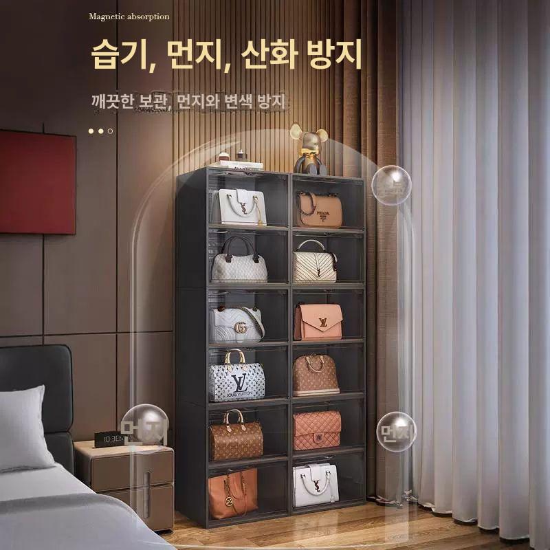 진열장 정리대 특대 명품가방 걸이 명품백보관 가방장 가방정리함 거치대 아크릴 - 상세 이미지 2