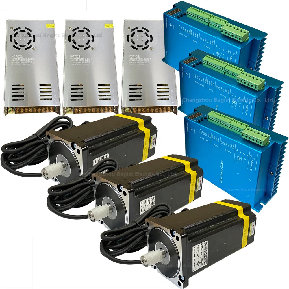 3축 4축 6축 12.5Nm NEMA 34 루프 스테퍼 모터 서보 86mm 매칭 디지털 디스플레이 드라이버 ZDM-2HA865