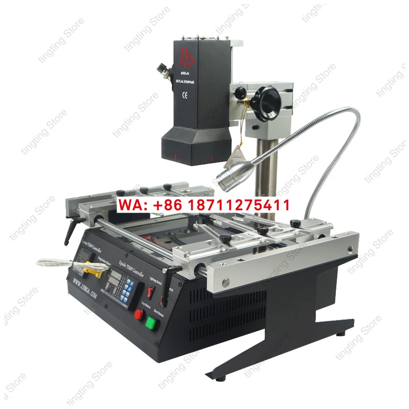 IR6500 V.2 BGA 재솔더 스테이션 컴퓨터 마더보드 기타 회로 기판 재작업2개 구역 적외선 2300W