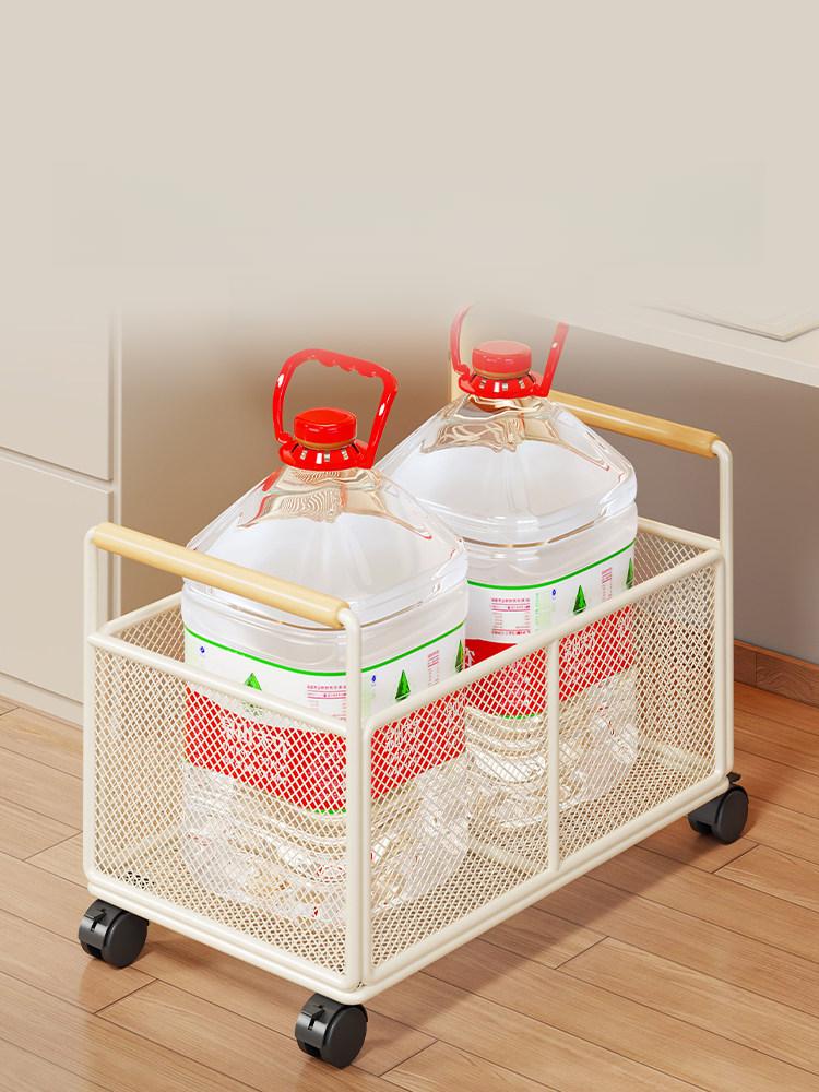 대형 바스켓 이동식카트 선반 정리함 웨건 수납함 롤링 핸드카트 - 상세 이미지 5