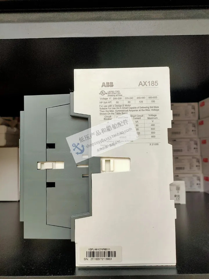ABB 오리지널 AX 시리즈 접촉기 코일 전압 415-440VAC AX185-30-11-86 신