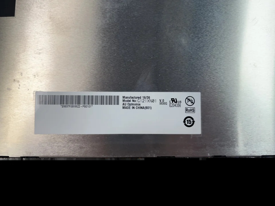 오리지널 리퍼 LCD 화면 1024x768 G121XN01 V.0 V0 12.1 인치