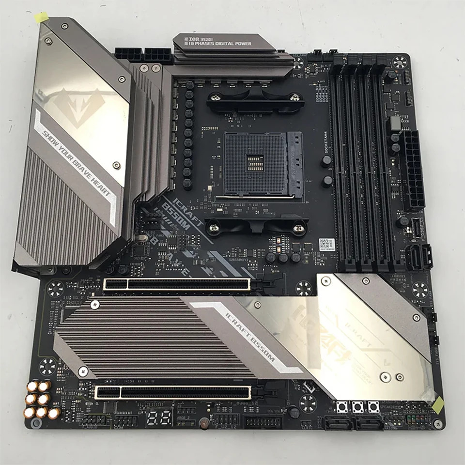 MAXSUN MS-iCraft B550M 오리지널 데스크탑 컴퓨터 마더보드 Ruilong AM4 지원