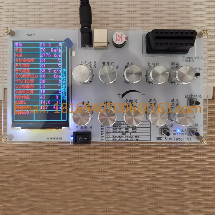 영어 Vesrion 자동차 OBD 시뮬레이터/ECU 시뮬레이터 개발 리퍼/차량 /승용차/ELM327/1939