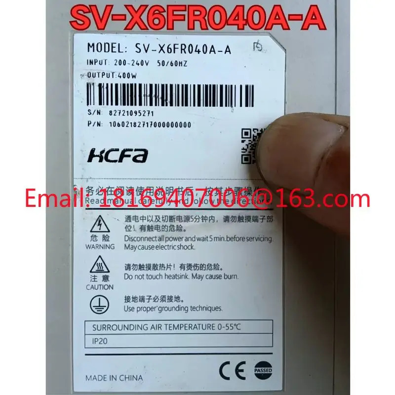 리퍼 SV-X6FR040A-A 서보 드라이브 기능 리퍼는 정상