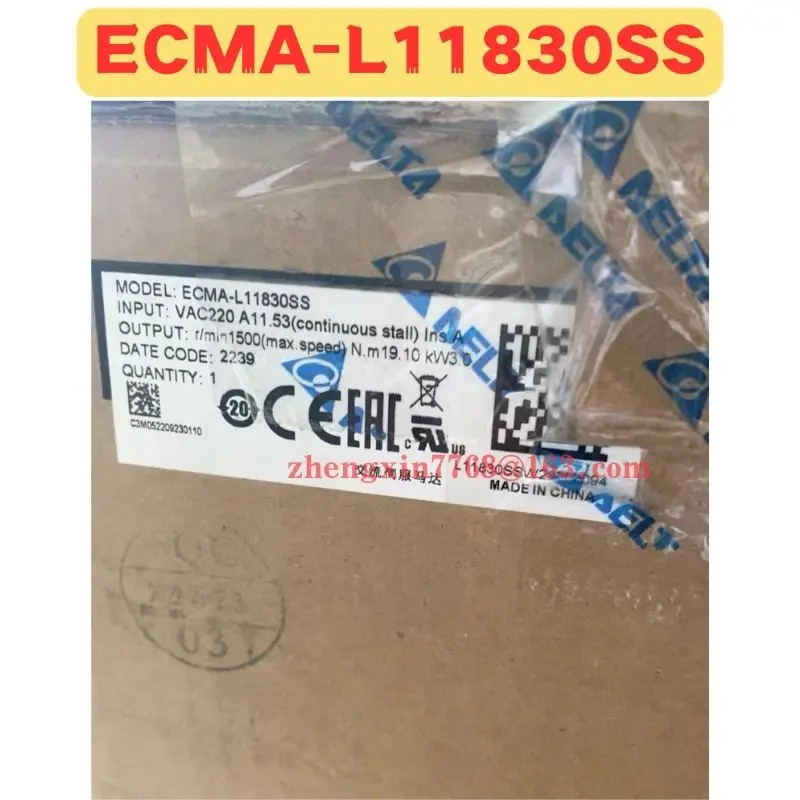 오리지널 ECMA-L11830SS ECMA L11830SS 서보모터 신