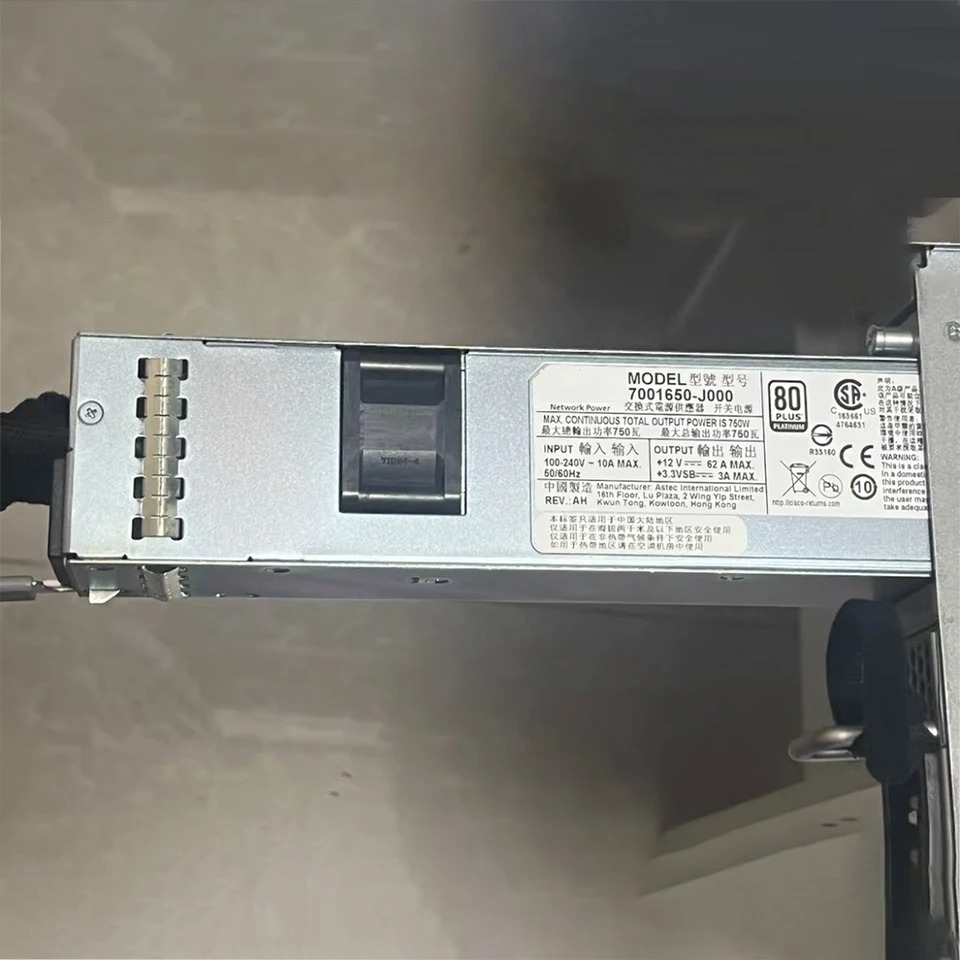 CISCO 전원공급장치 리퍼 완료 N55-PAC-750W 341-0503-01 7001650-J000 A0 750W