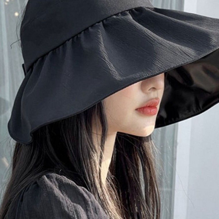 셔링 벙거지 중년여성모자 여자벙거지 - 상품 이미지