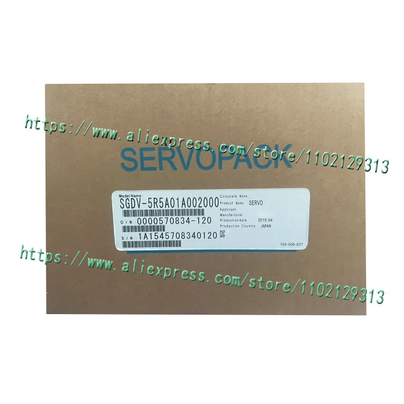 신 오리지널 SGDV-5R5A01A 0.75KW 220V 만
