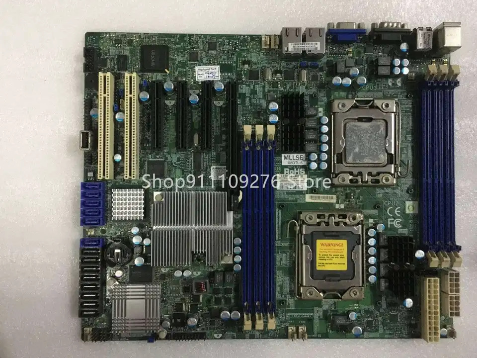 슈퍼마이크로 마더보드X8DTL-6 제온 프로세서 5600/5500 시리즈 DDR3 SATA2 PCI-E 2.0