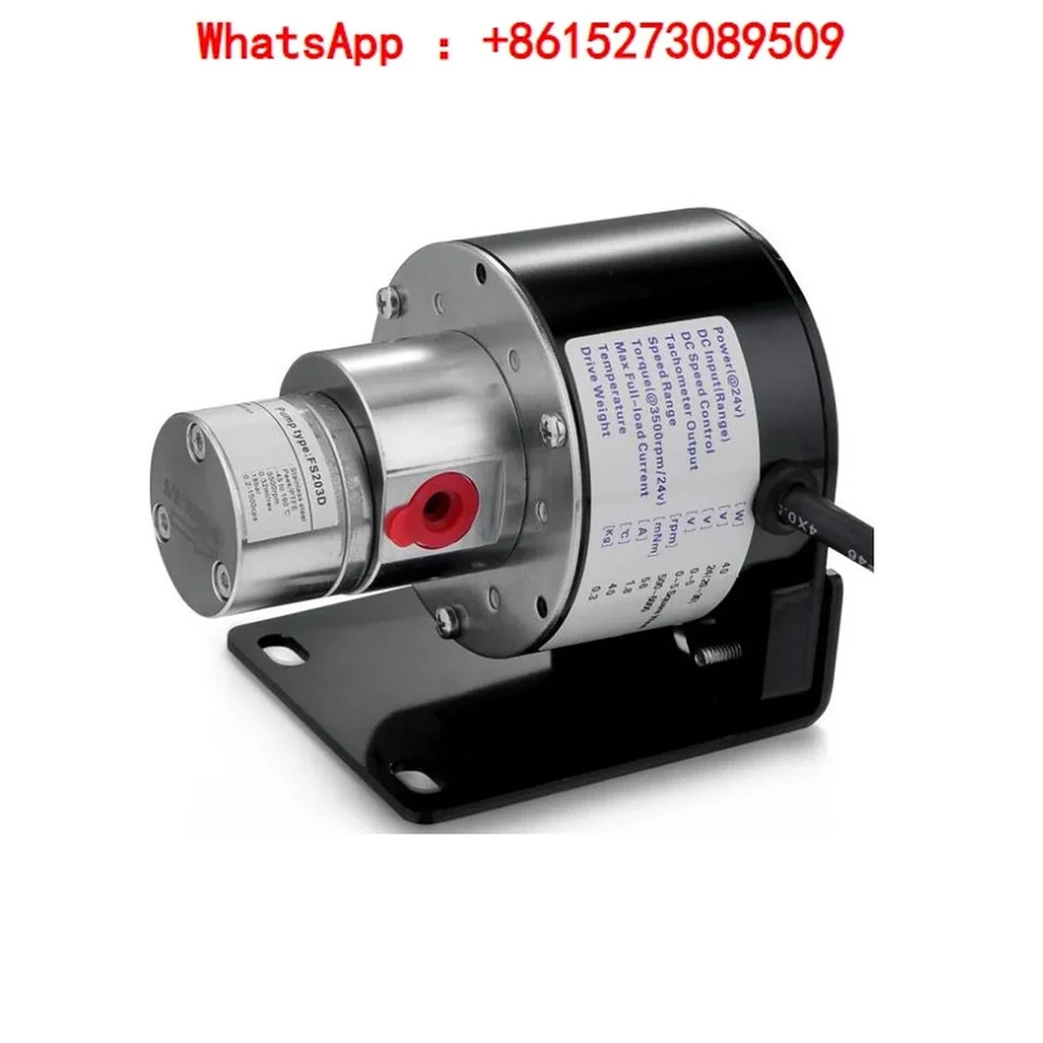 Fluidsmart FS203D 마이크로 워터 펌프 액체 샘플링 24V DC 화학 스테인리스 기어 마그네틱