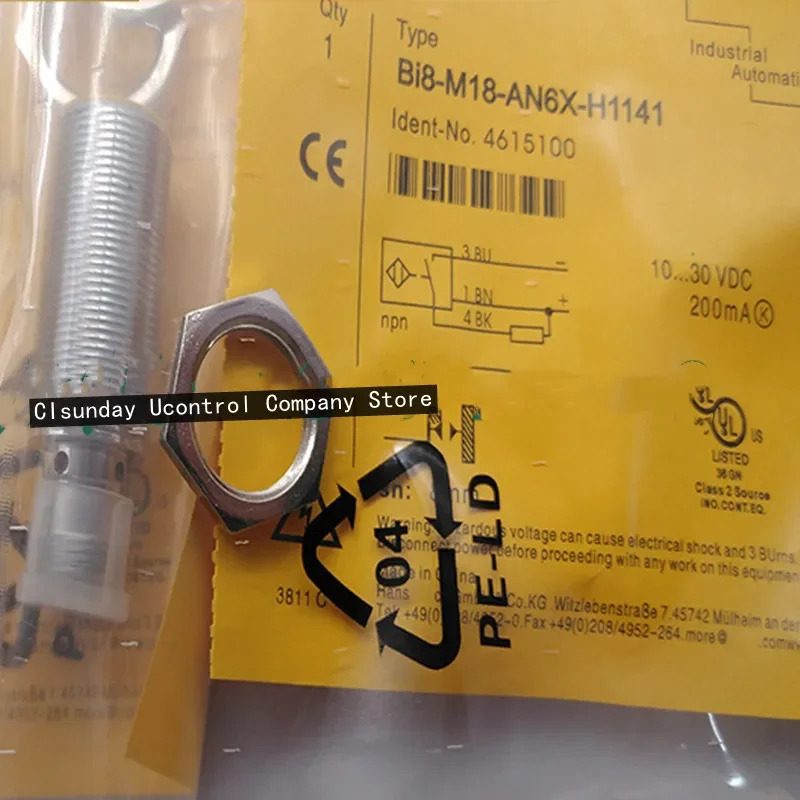 신형 스위치 BI8U-M18-AP6X-H1141 BI8U-M18-AN6X-H1141 BI8-M18-AP6X-H1141 BI8-M18-AN6X-H1141 3 개