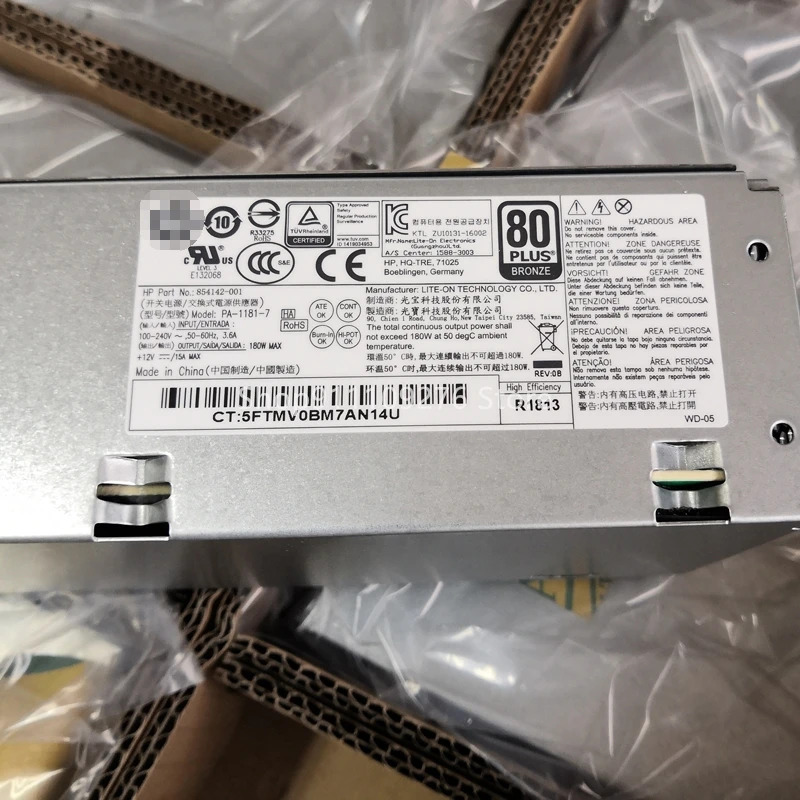 hp호환 280G2 SFF 전원공급장치 DPS-180AB-22 A PCH018 PA-1181-7 리퍼 PSU