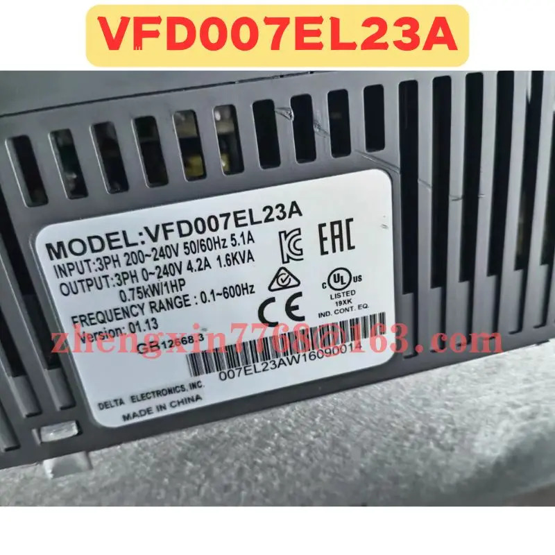 리퍼 주파수 변환기 정상 기능 완료 VFD007EL23A