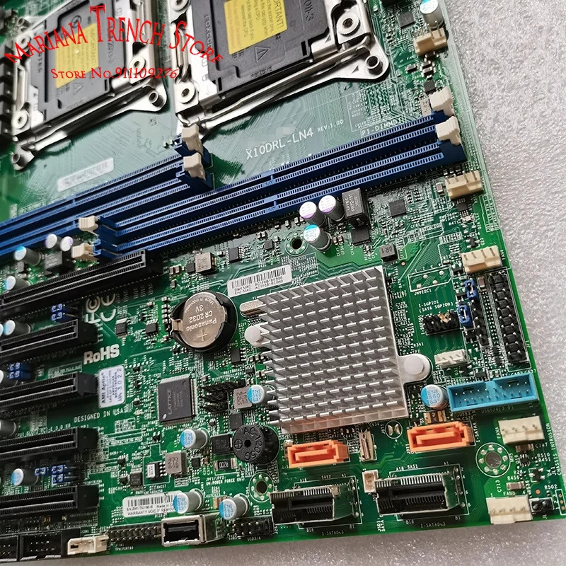 슈퍼마이크로 쿼드 1GbE LAN 마더보드X10DRL-LN4 LGA2011 E5-2600 v4 v3 패밀리 DDR4 포함I350 GbE