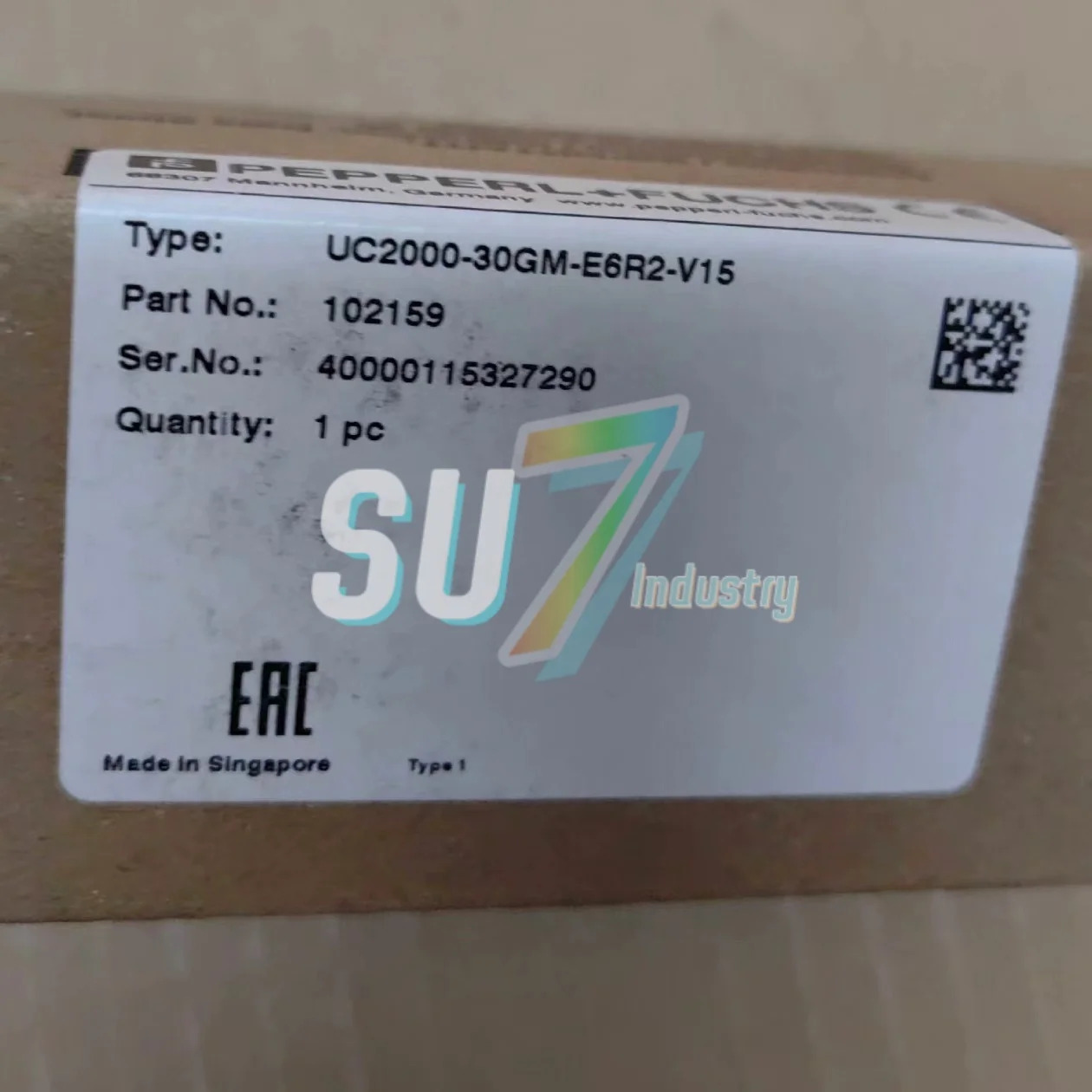 초음파 센서 원본 UC2000-30GM호환-E6R2-V15 UC2000-30GM호환-IUR2-V15