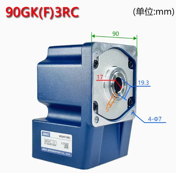 JSCC 기어박스 감속기 90GKF3-36RT 90GKF50-180RT 100GF3-36RT 100GF50-180RT 80GM호환10 90GM호환10