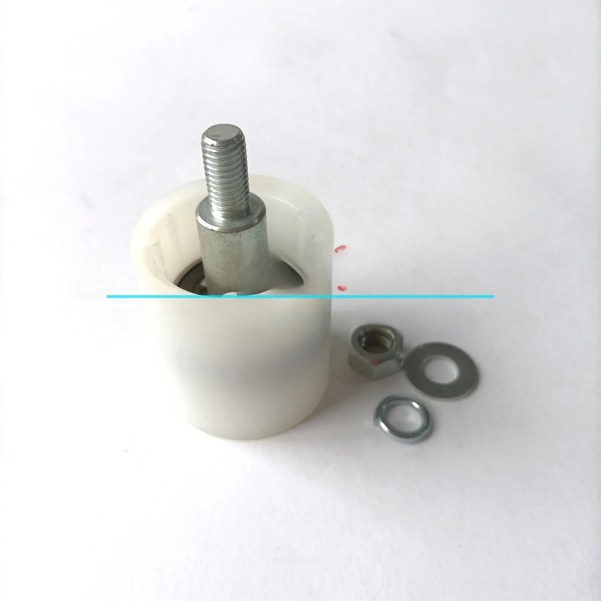SEEC GAA456DG10 506NCE 50x55mm 베어링 6203 OD55mm W55mm M10 축 사에스컬레이터 난지지 롤러 M8 교체