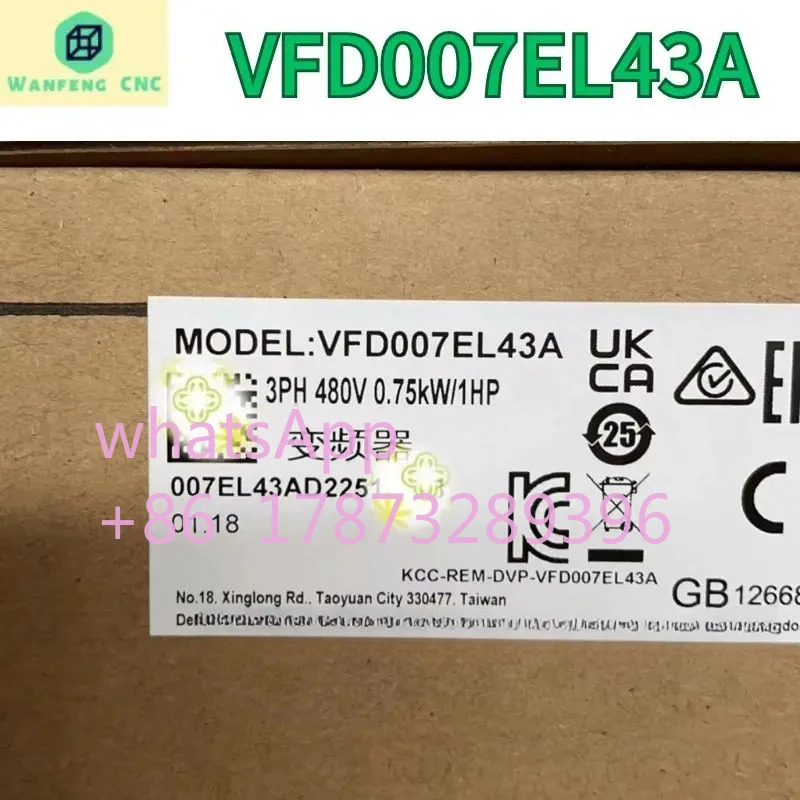 VFD007EL43A 주파수 변환기 EL 시리즈 0.75KW