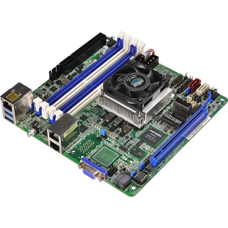 ASRock호환 랙 LGA1150 DDR4 128GB 지지대 Xeon D1521 서버 마더보드 D1521D4I