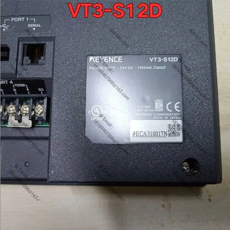 리퍼 VT3-S12D 터치스크린 기능 리퍼는 정상