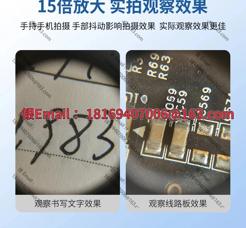 일본 돋보기 1962-15X 표준 15x 휴대휴대원통형 접안렌즈