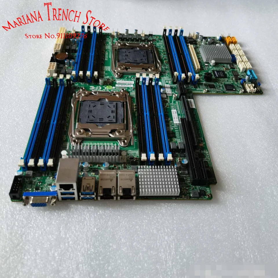 슈퍼마이크로 마더보드X10DRW-iT LGA2011 E5-2600 v4/v3 군 DDR4 X540 듀얼 포트 10GBase-T SATA3 6Gbps