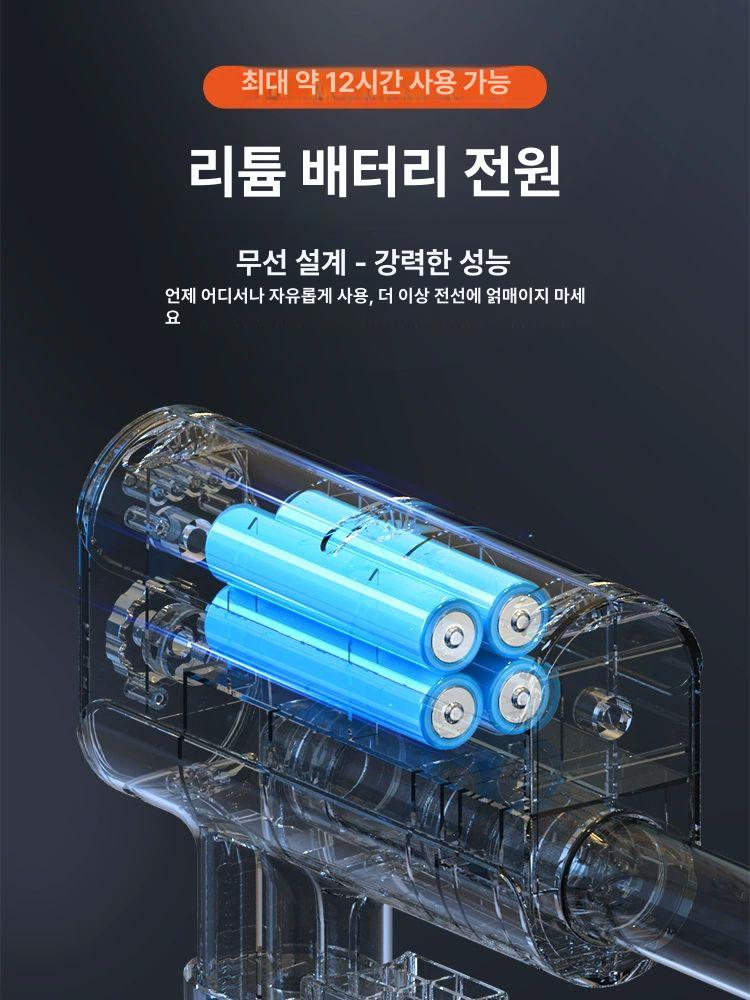 전동 흡입기 사이펀 어항물갈이 펌프 환수기 물교체 바닥청소 자동싸이펀 어항청소기 - 상세 이미지 3