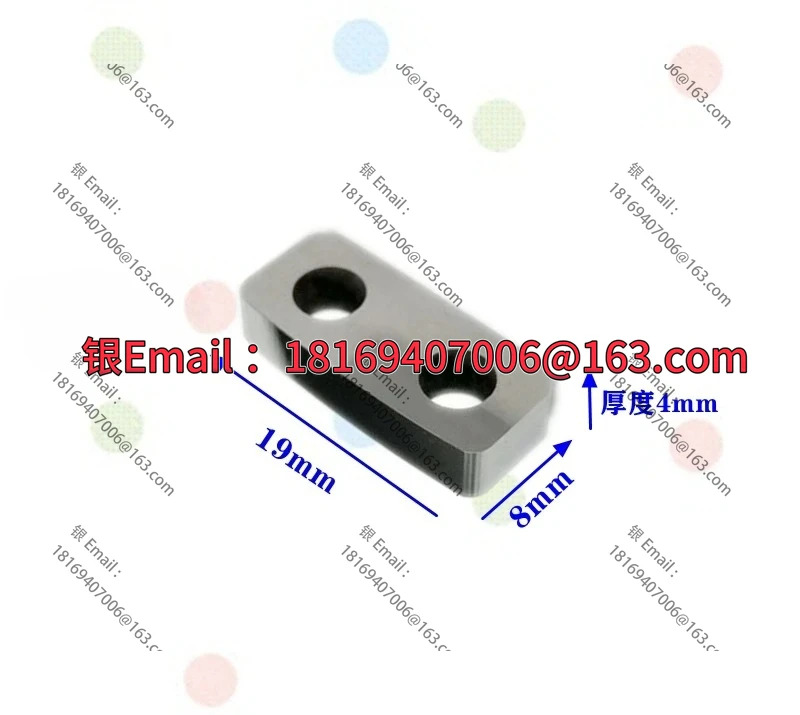와이어 커팅 느린 마키노 기계 전도성 블록 22x8.2x16mm 공급 보드 19x8 N007