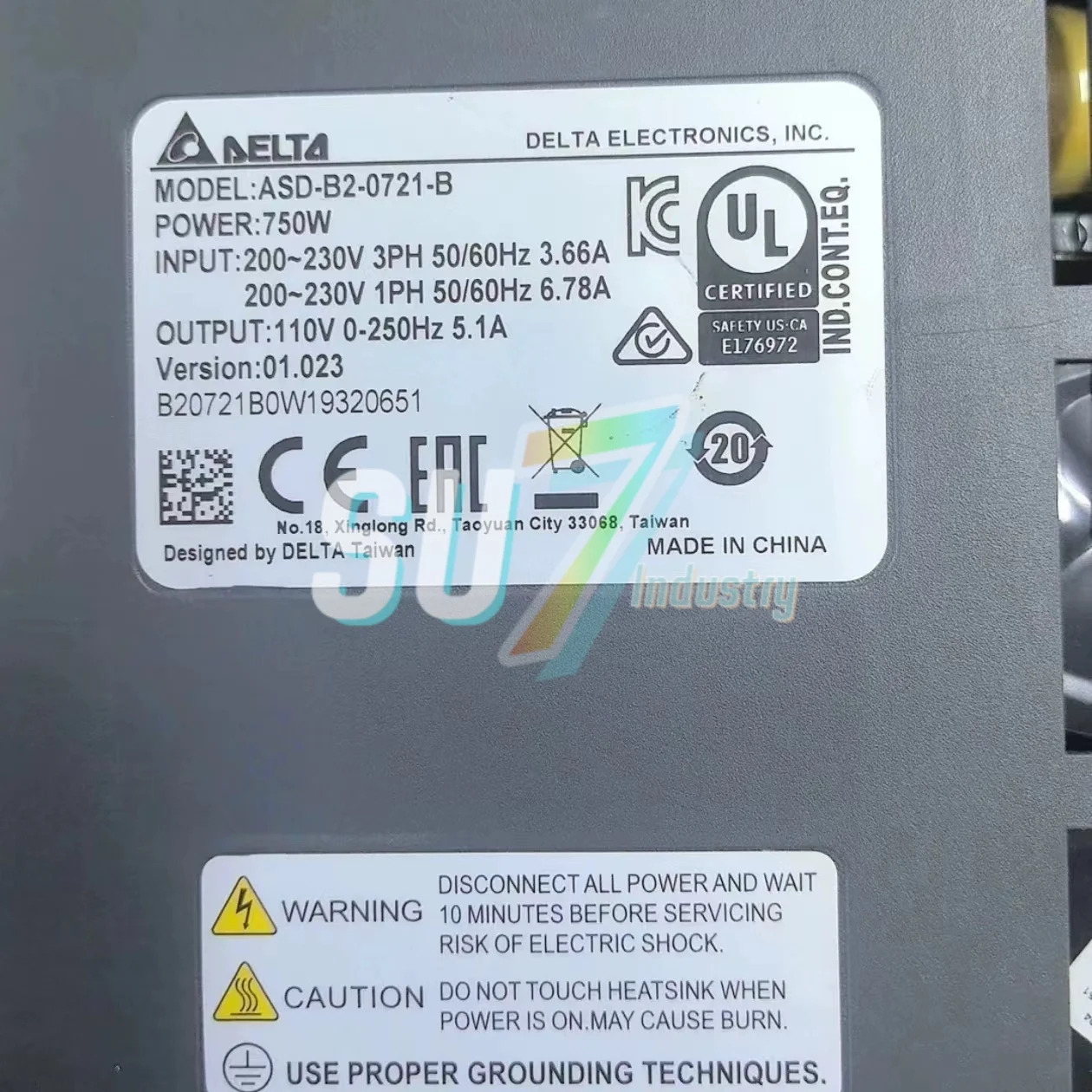 ASD-B2-0421-B ASD-B2-0721-B 새 서보 드라이브