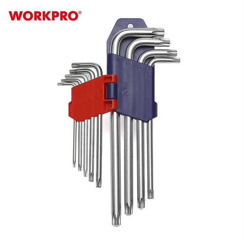 워크프로 롱 별렌찌 세트 WP222002 9PCS L렌치 - 상세 이미지 3