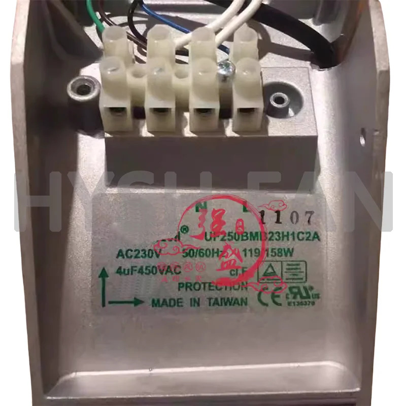올 메탈 냉각팬 UF250BMB23H1C2A 230V 119W 신