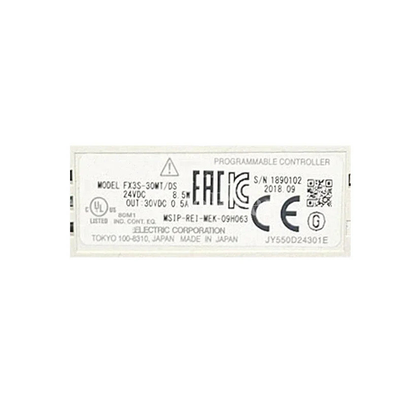 FX3S 시리즈 PLC 모듈 프로그래밍 컨트롤러 FX3S-30MT/DS FX3S-30MT/DSS 원본