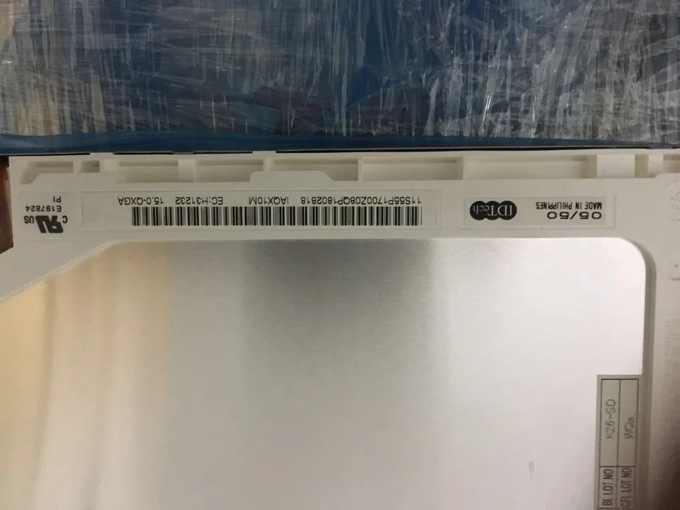 리퍼 산업LCD 스크린 IAQX10M LCD 디스플레이 IAQX10N XGA 1536x2048 해상도 ips 점수 15 인치