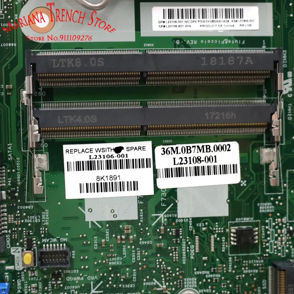 hp호환 440 600 ProOne G4 Zhan 66 60 Pro G1 L23106-001 17564-2 데스크탑 AIO PC 마더보드