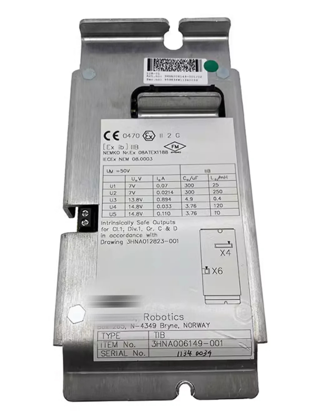 3HNA006149-001 TIB-01