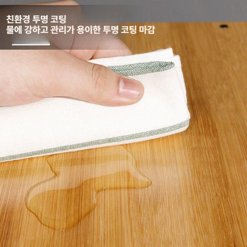 수납책꽂이 책장 회전 사각 선반 기본색 조립식 다용도 틈새 대나무 이동식 - 상세 이미지 5
