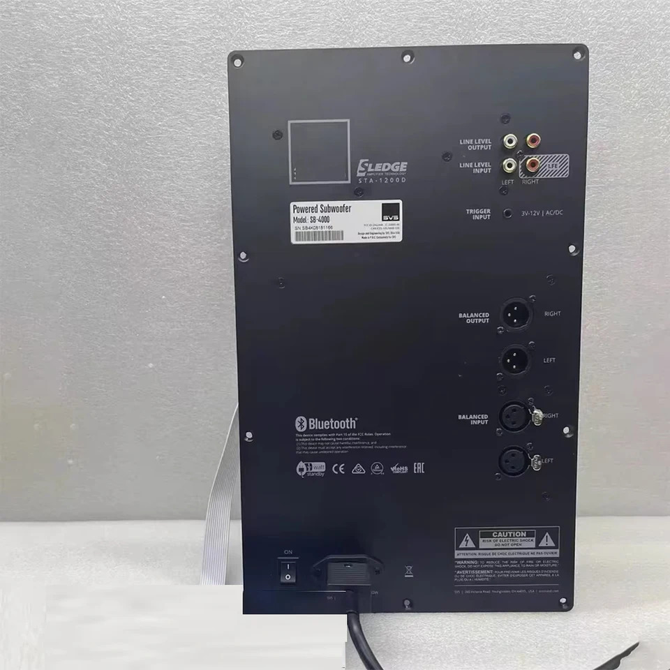 SVS 서브우퍼 보드 SB4000 고출력 홈 시어터 음악1200W 등급 블루투스 앱 제어 sb-4000
