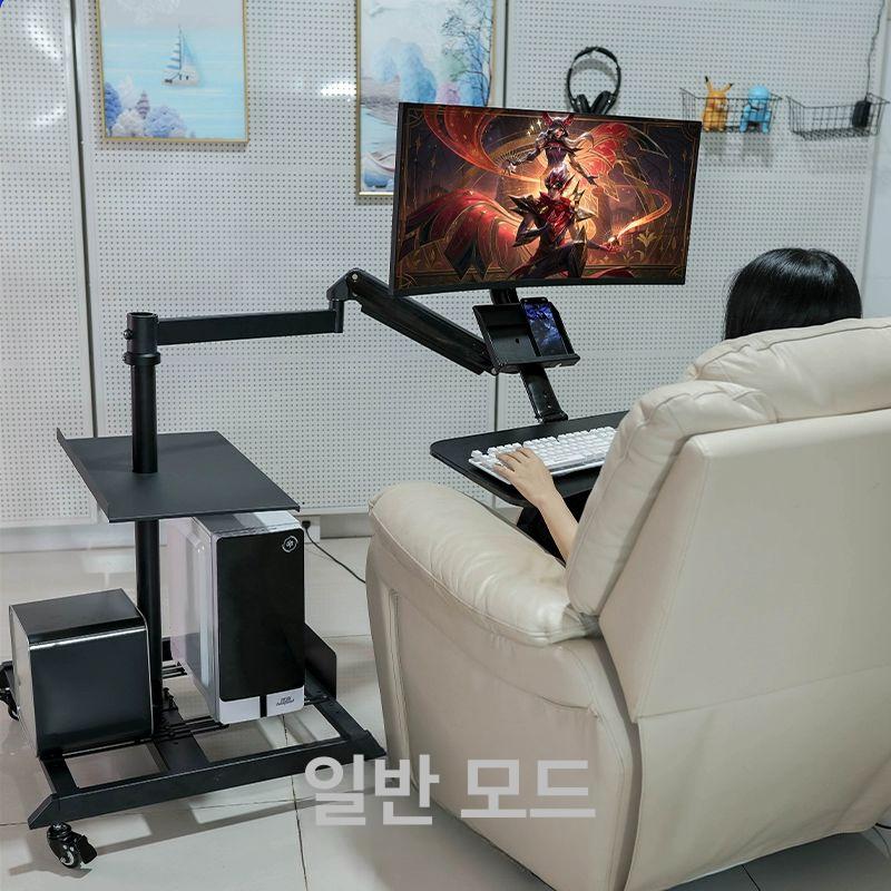 게이밍 노트북거치대 쿨러 스탠드 높이 쿨링 방열 맥북받침대 부착형 접이식거치대 - 상세 이미지 4