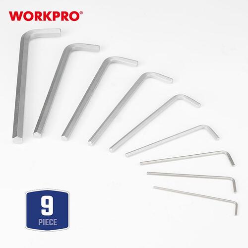 워크프로 T핸들 엑스트라 롱 육각렌찌 세트 WP222027 2~10mm 렌치 이미지 6