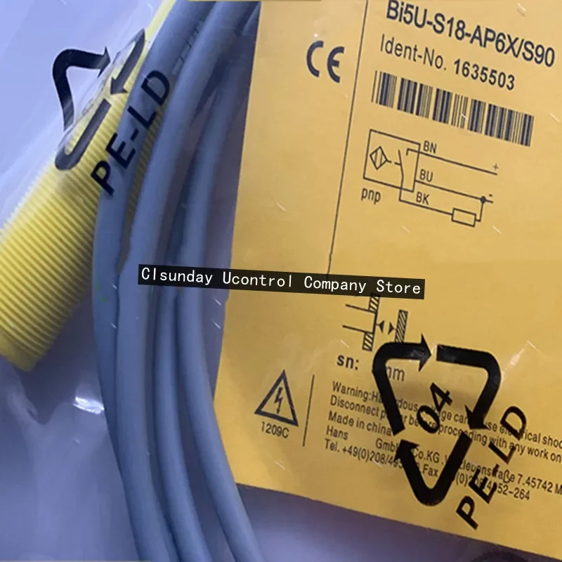 2PCS 고온 방지 스위치 센서 BI5U-S18-AP6X/S90
