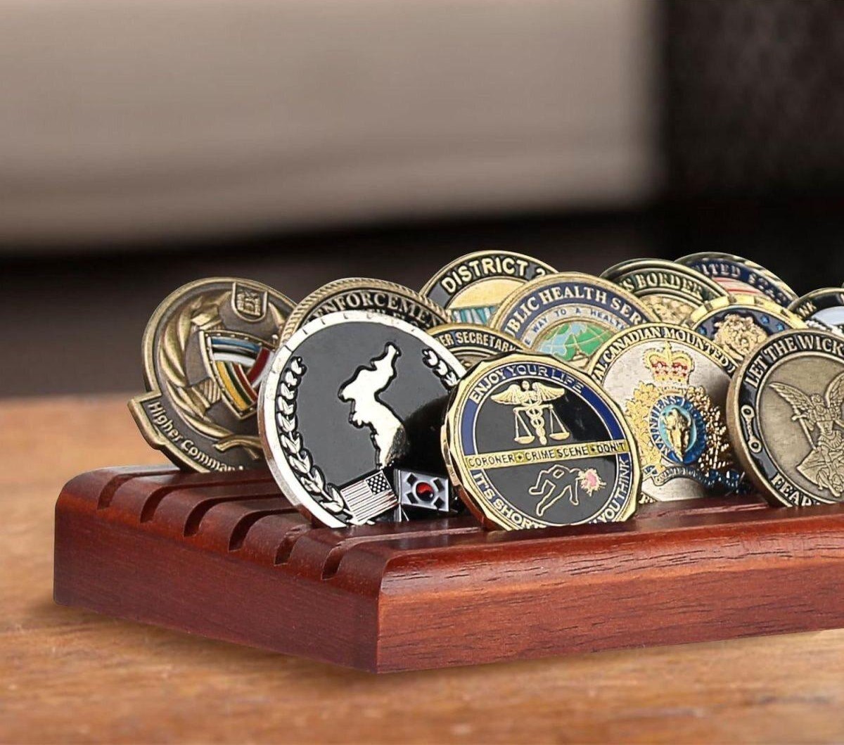 투명 동전박스 기념주화 디스플레이 홀더 보관 아크릴 화폐 수집용 진열 동전수집 - 상품 이미지