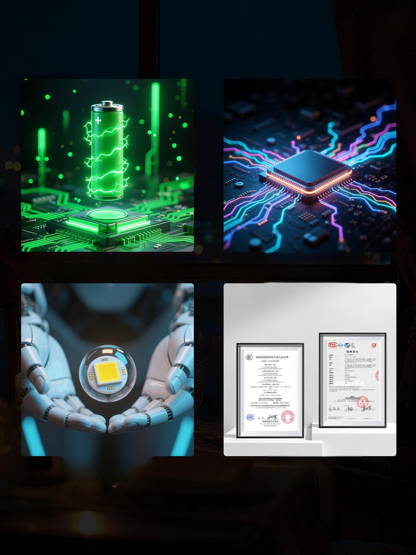 led 스팟조명 램프 충전식 스포트라이트 인테리어 라인조명 높이 듀얼컬러 장식장 - 상세 이미지 5