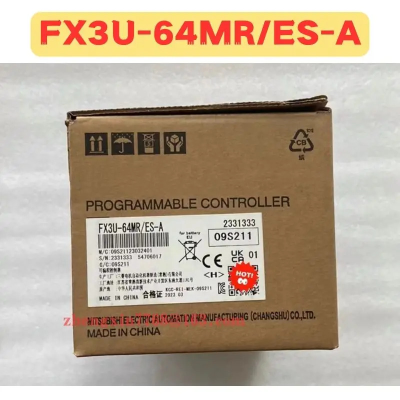 오리지널 FX3U-64MR/ES-A FX3U-64MR ES-A PLC 프로그래밍 컨트롤러 신