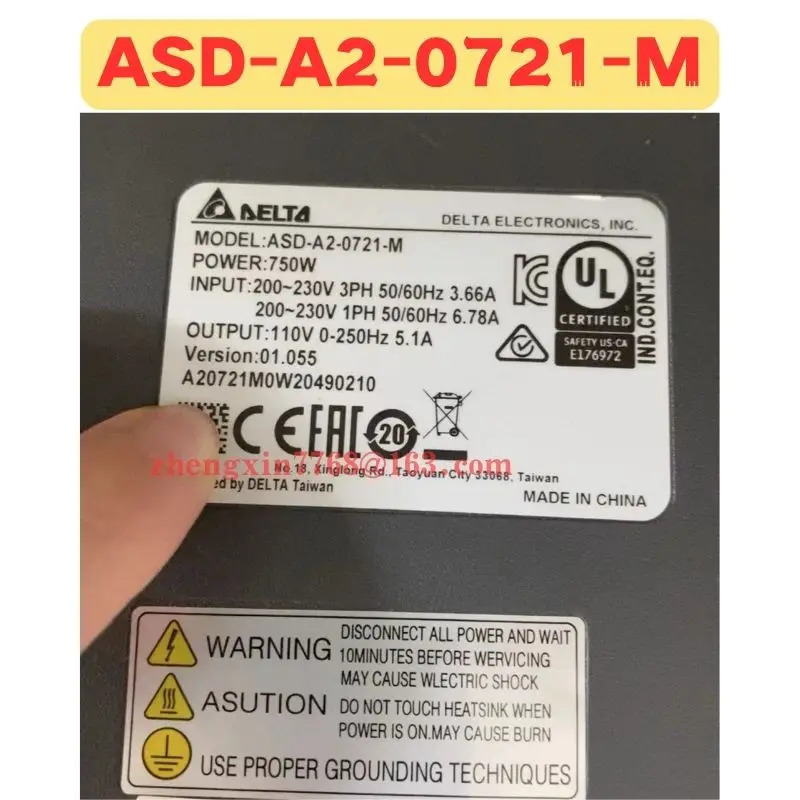 리퍼 서보 드라이브 ASD-A2-0721-M ASD A2 0721 M 정상 기능 완료