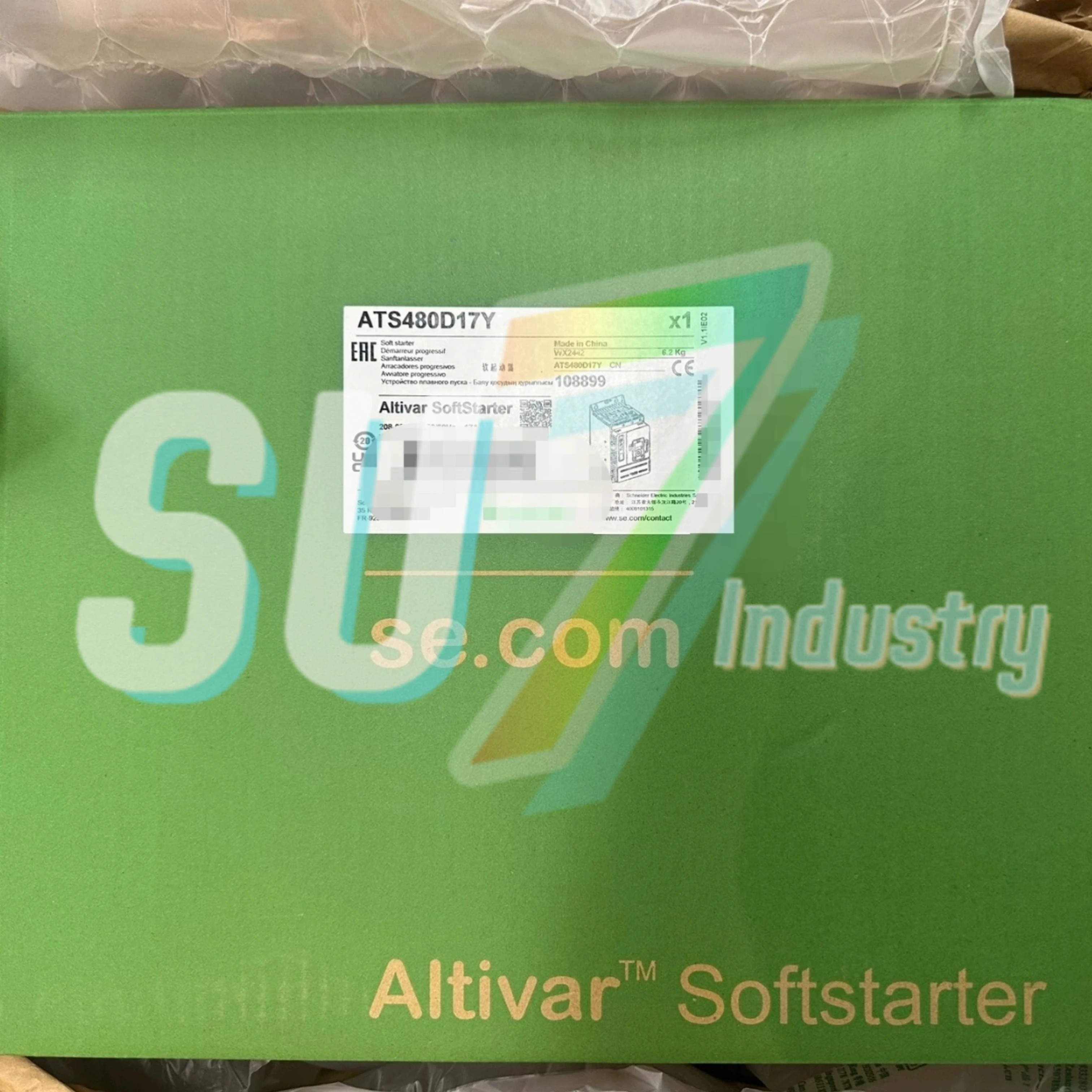 소프트 스타터 ATS480D17Y 17A 7.5kW ATS480D22Y 22A 11kW ATS480D32Y 32A 15kW ATS480D38Y 38A 18.5kW