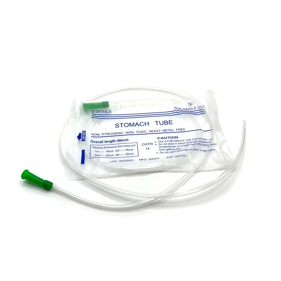 PVC 소재 일회위루 튜브 위 급식 카테터